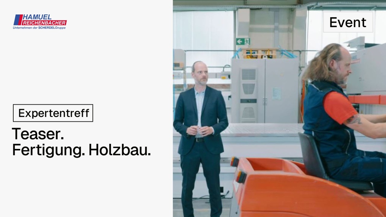 REICHENBACHER Expertentreff – Industrielle Fertigung im Holzbau – 26. Oktober 2023 – Live und im Web