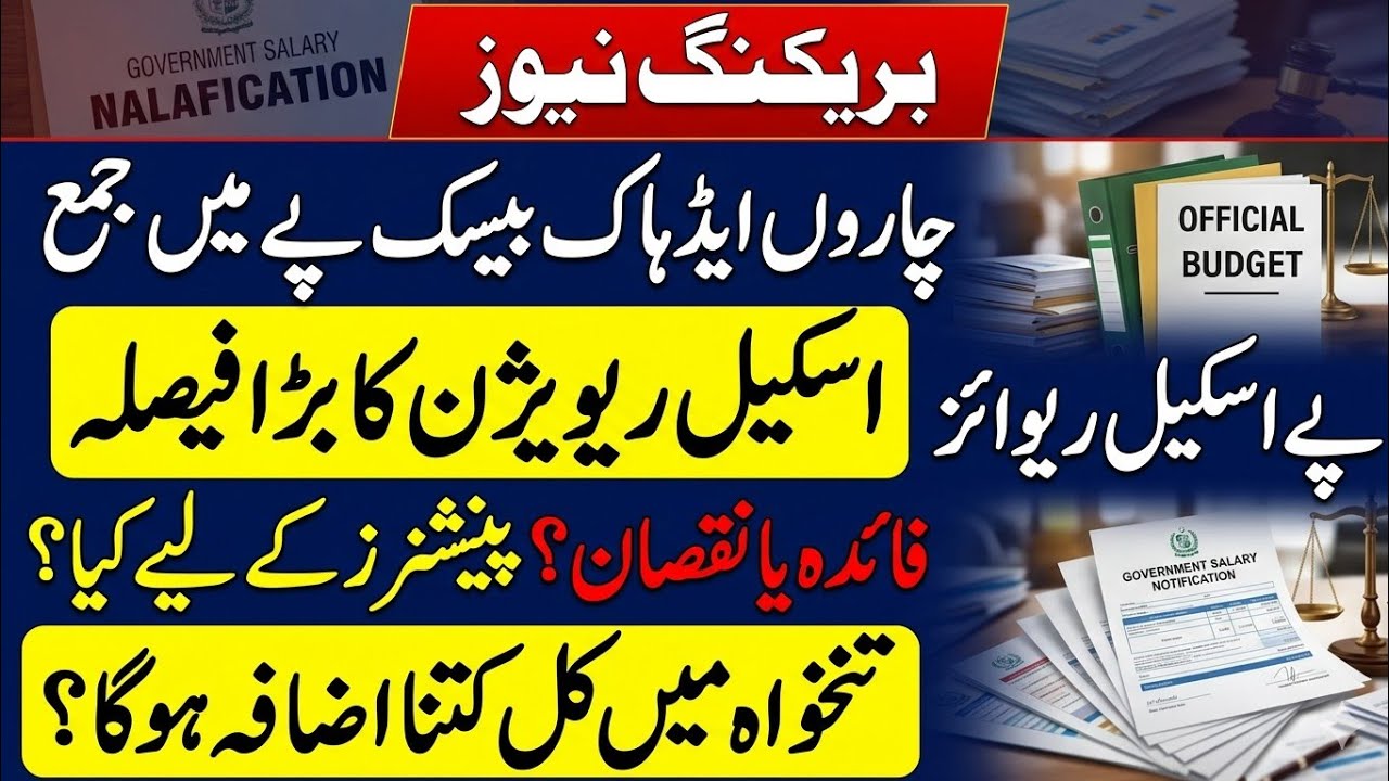 Pay Scale Revision 2026 | Adhoc Relief Merged in Basic Pay? Salary Increase & Pensioners Update |