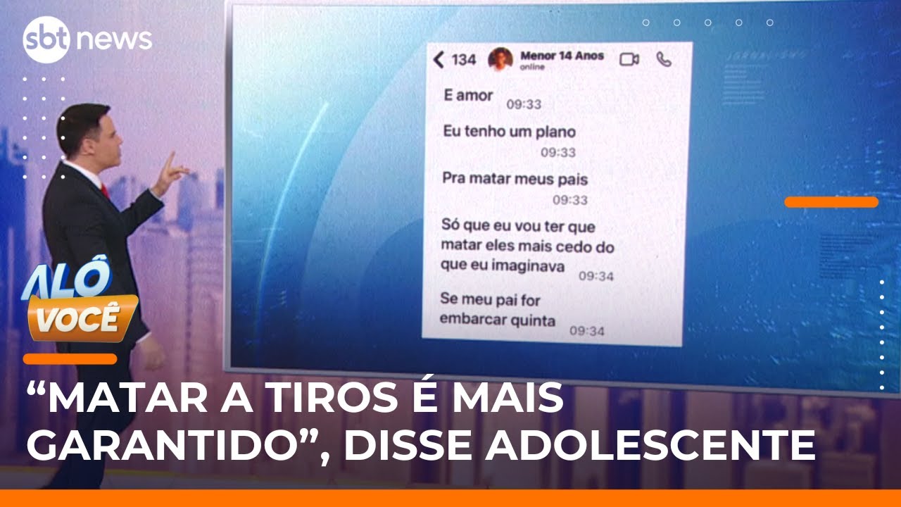 “Matar mais cedo do que eu imaginava”, disse adolescente antes de crime contra família | #AloVoce