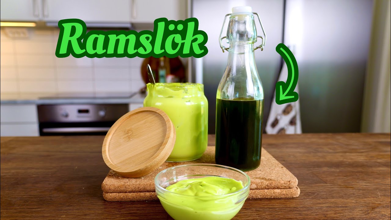 Det perfekta tillbehöret till sommarens grillningar  | Ramslöksolja | Ramslöks Majonnäs