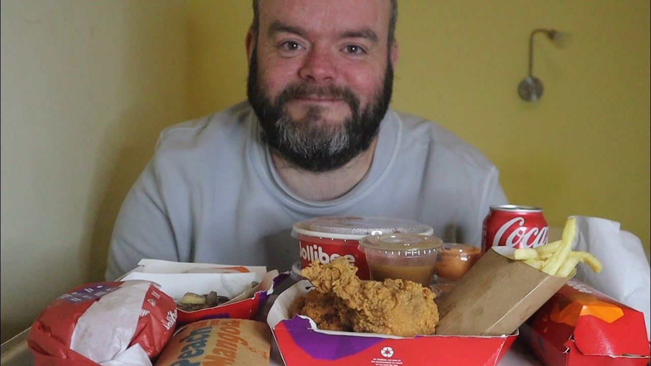 jollibee for the first time uk mukbang
