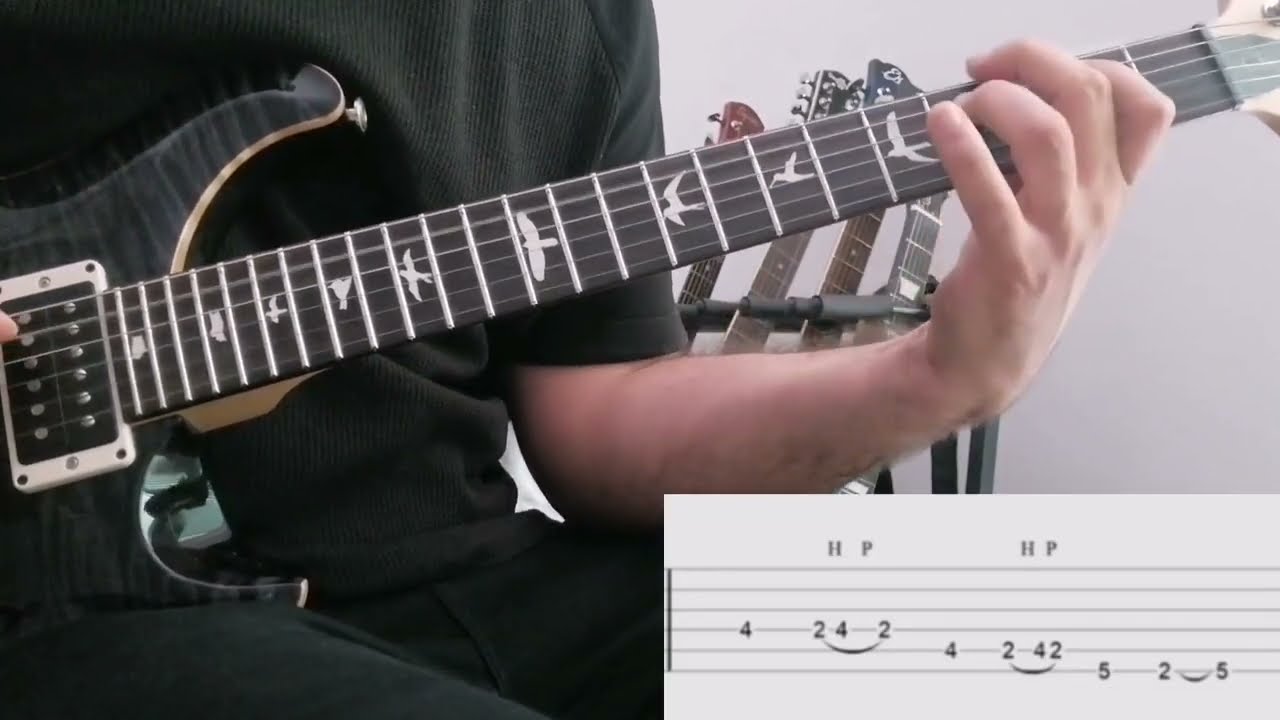 A Major pop rock guitar solo (w/Tab)