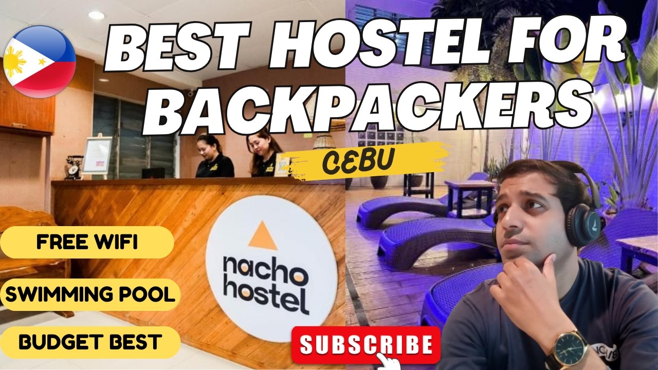Is NACHO HOSTEL the best for Backpackers 🤩🎒in CEBU🇵🇭 with a Swimming Pool || Full Review || CEBU