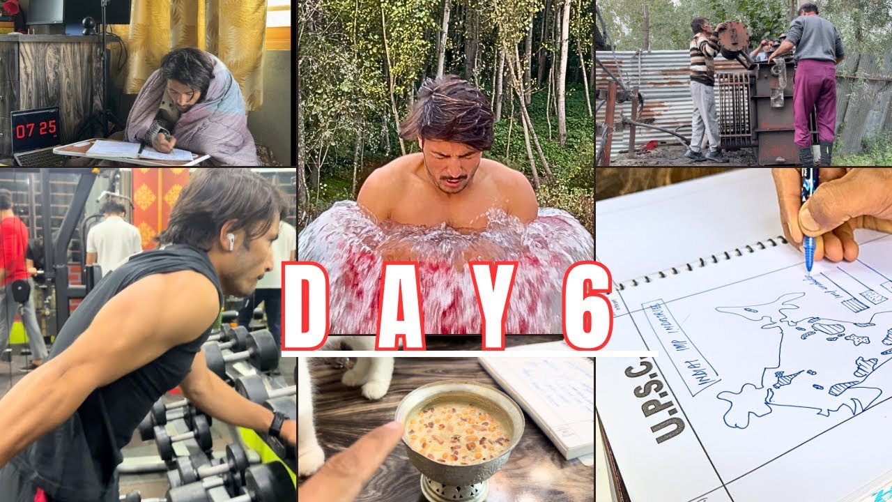 Day 6 of Winter Arc + 75Hard UPSC Challenge | No Electricity at Home, Still No Excuses