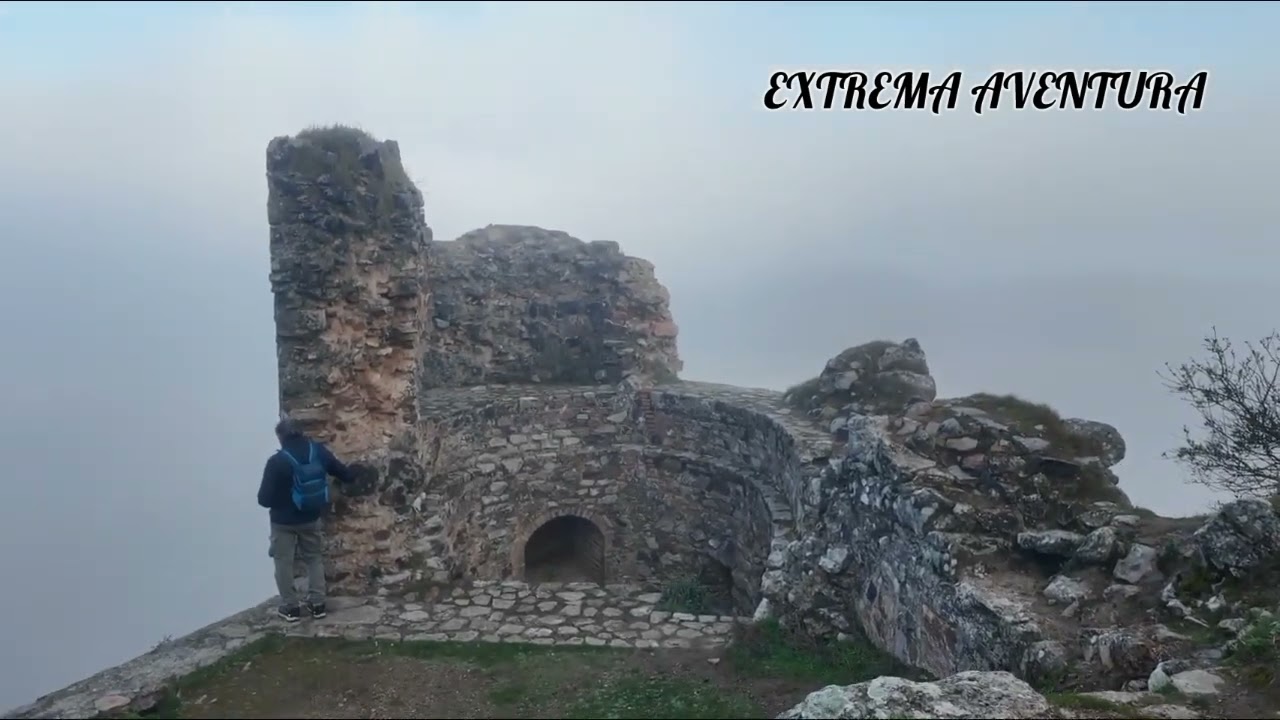 Alange. Ruta Castillo, Presa ,pinturas rupestres y Mirador de la Calderita