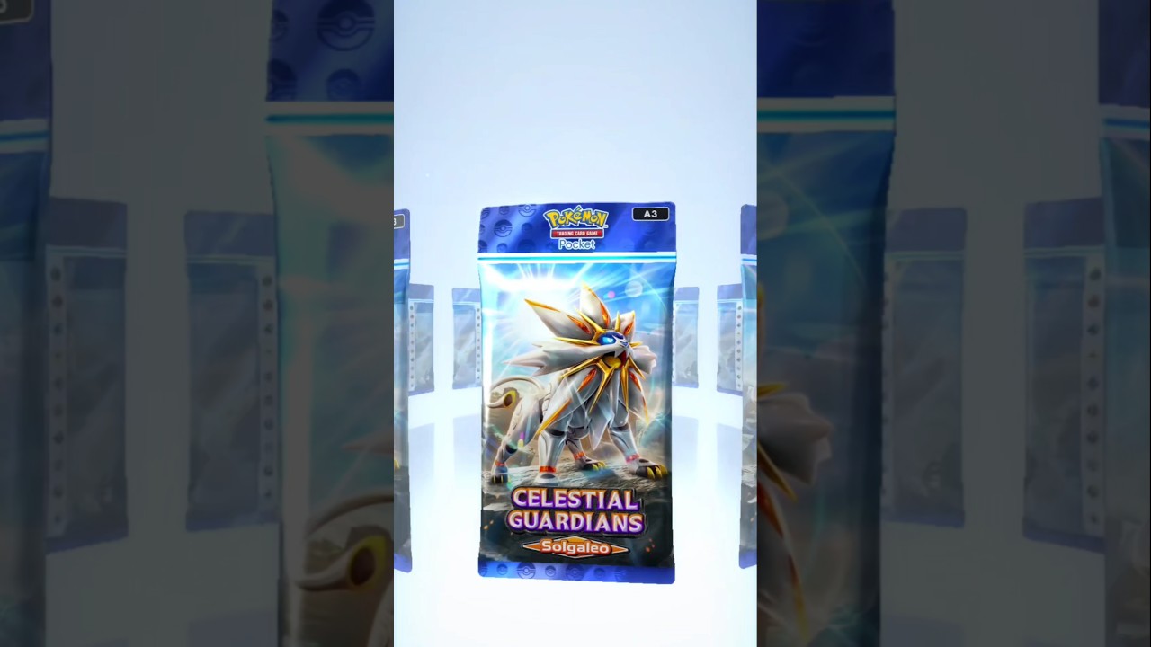Celestial Guardians Solgaleo Pack opening #pokemontcgpocket