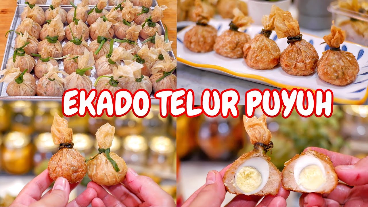 BIKIN EKADO TELUR PUYUH ALA HOKBEN YUK, BIKIN VERSI PREMIUM RUMAHAN