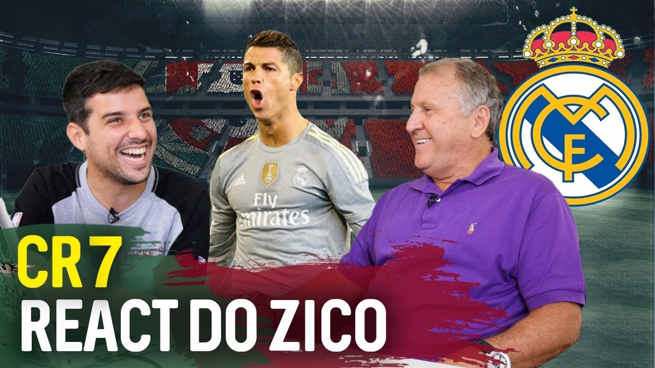 ZICO REAGE A CRISTIANO RONALDO - React #3 | Canal Zico 10