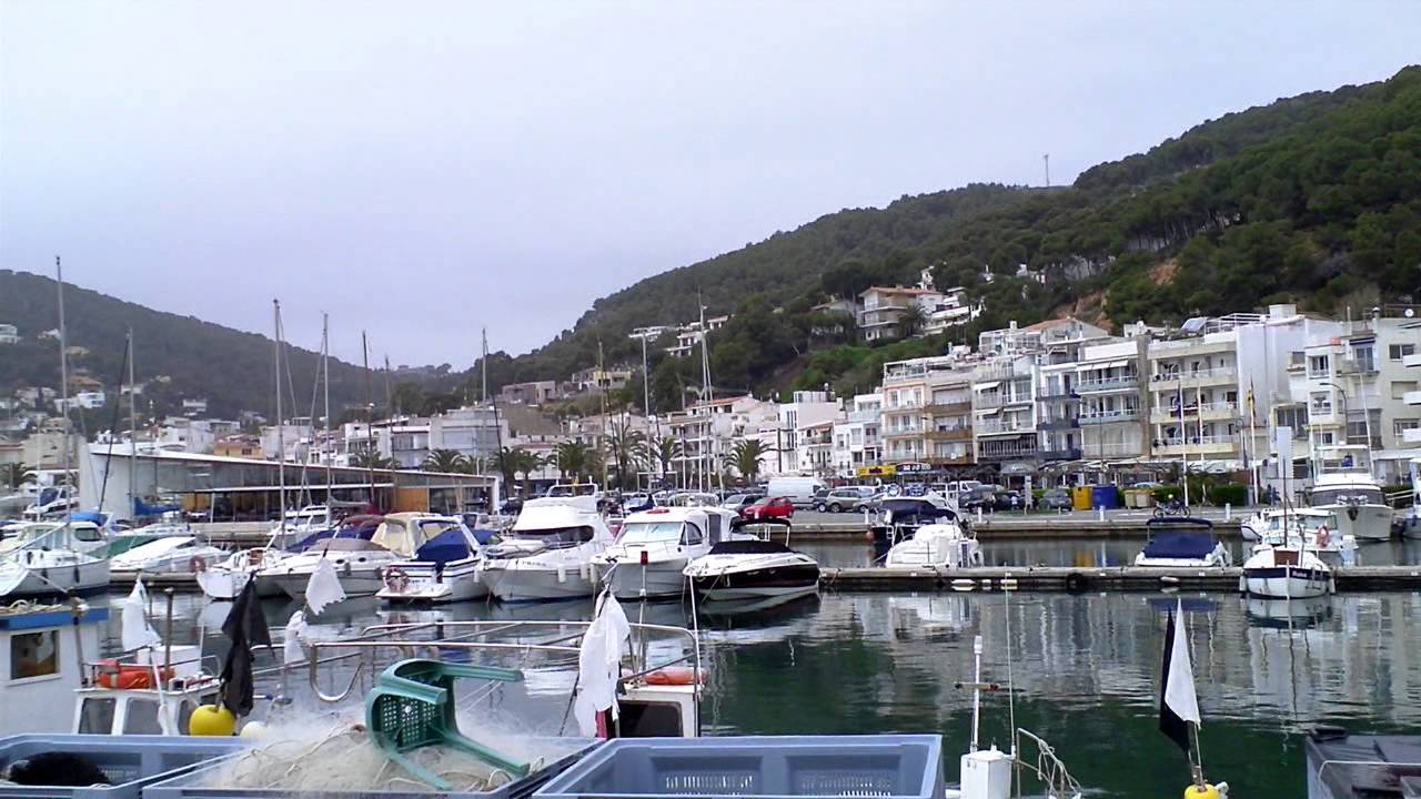 Town Walk in L'Estartit. Spain
