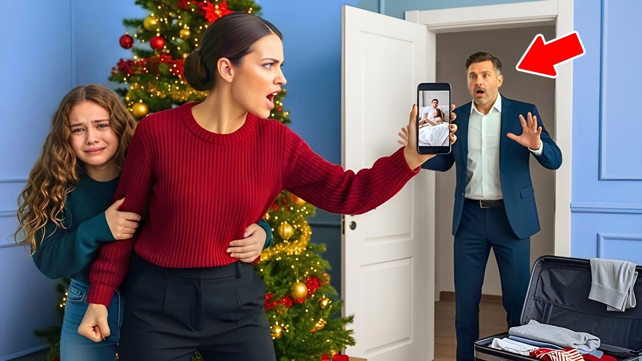 SU ESPOSO la dejó sola en NAVIDAD... pero a las 12 ella hizo algo que CONGELÓ a todos