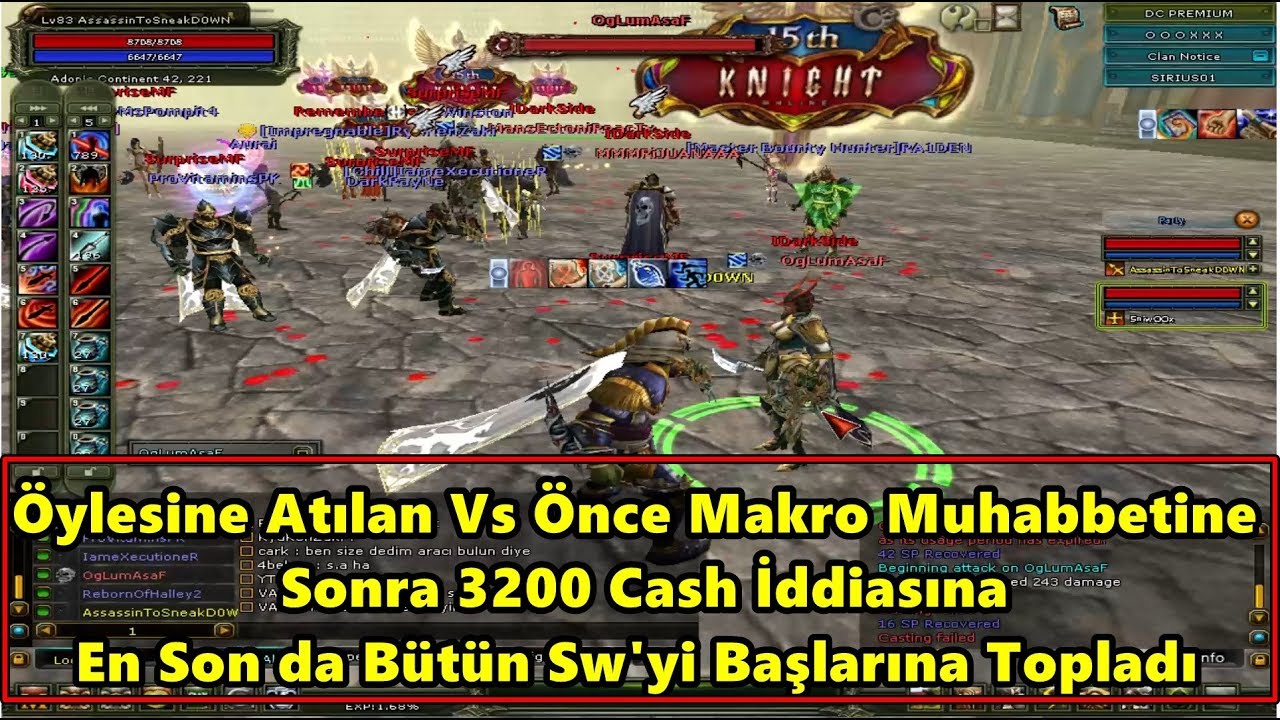 Öylesine Atılan Vs, 3200 KC İddiasına Dönüştü, Bütün Server Toplandı! | Knight Online