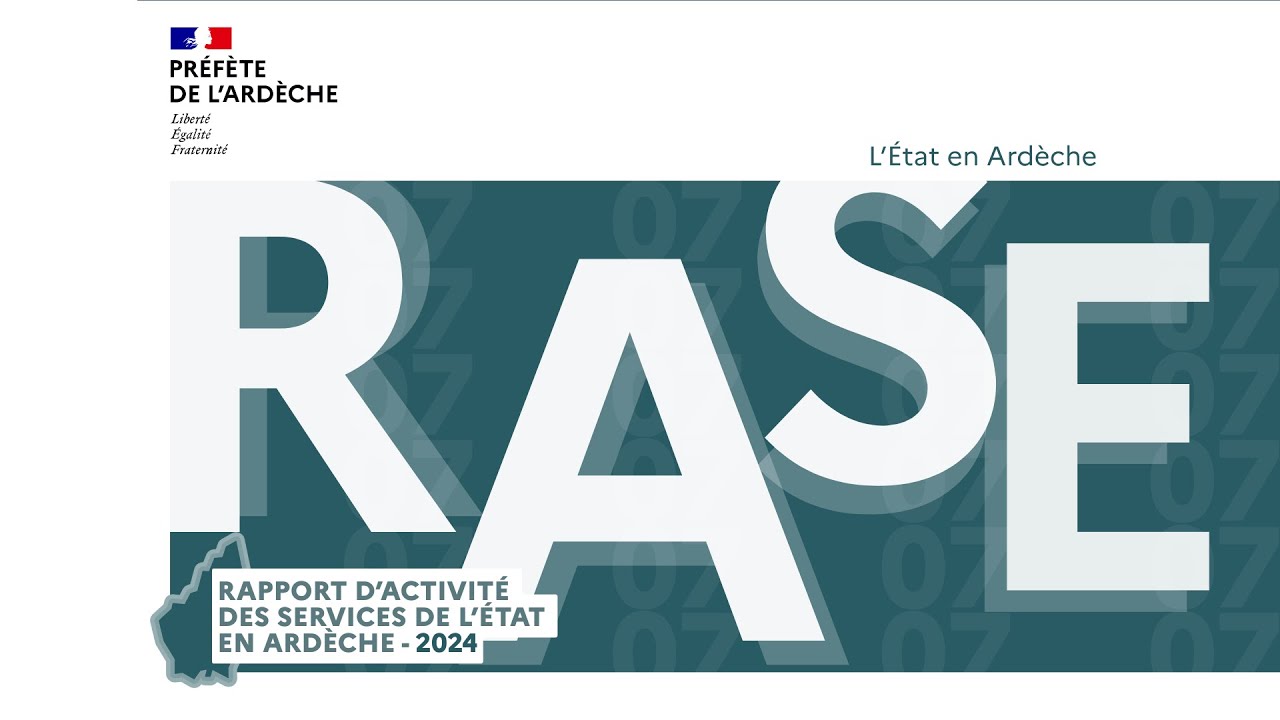 Rapport d'activité des services de l'État en Ardèche en 2024