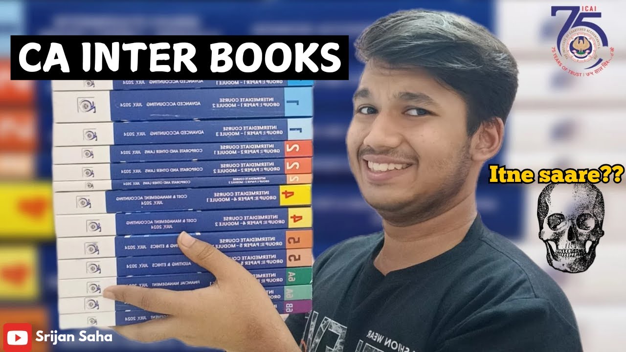 CA INTERMEDIATE BOOKS UNBOXING | SRIJAN SAHA