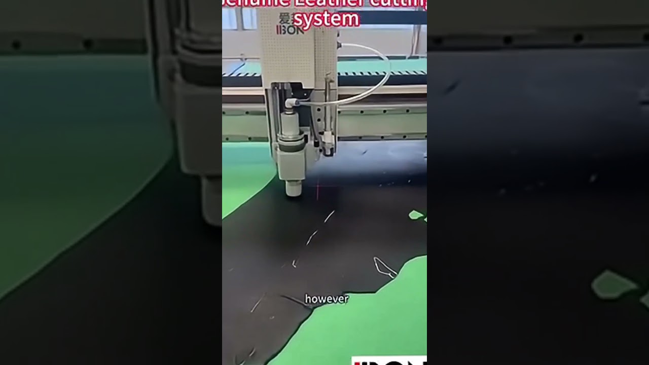 Die-Less Digital Real Leather Cutting Machine Camera Vision Scanner #cuttingmachine #genuineleather