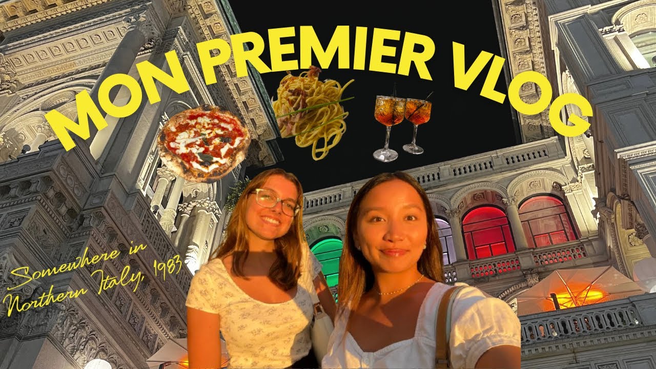Mon premier vlog - Milan & Côme avec Juju