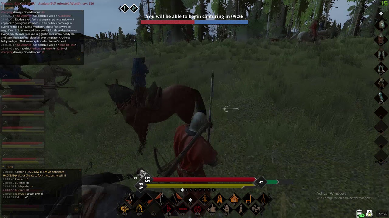 Reapers Instanced Battle + TFA vs Sinister Brotherhood (DAC) - Life is Feudal MMO