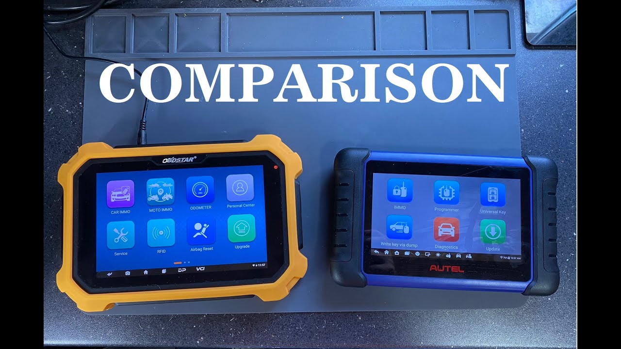 Comparison OBDSTAR X300 DP Plus C  & AUTEL IM508S