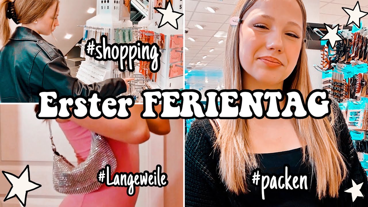 ERSTER FERIENTAG ❤️ SHOPPING & PACKEN FÜR DEN URLAUB ☀️ZARA, NEW YORKER, dm | HEY ISI VLOG