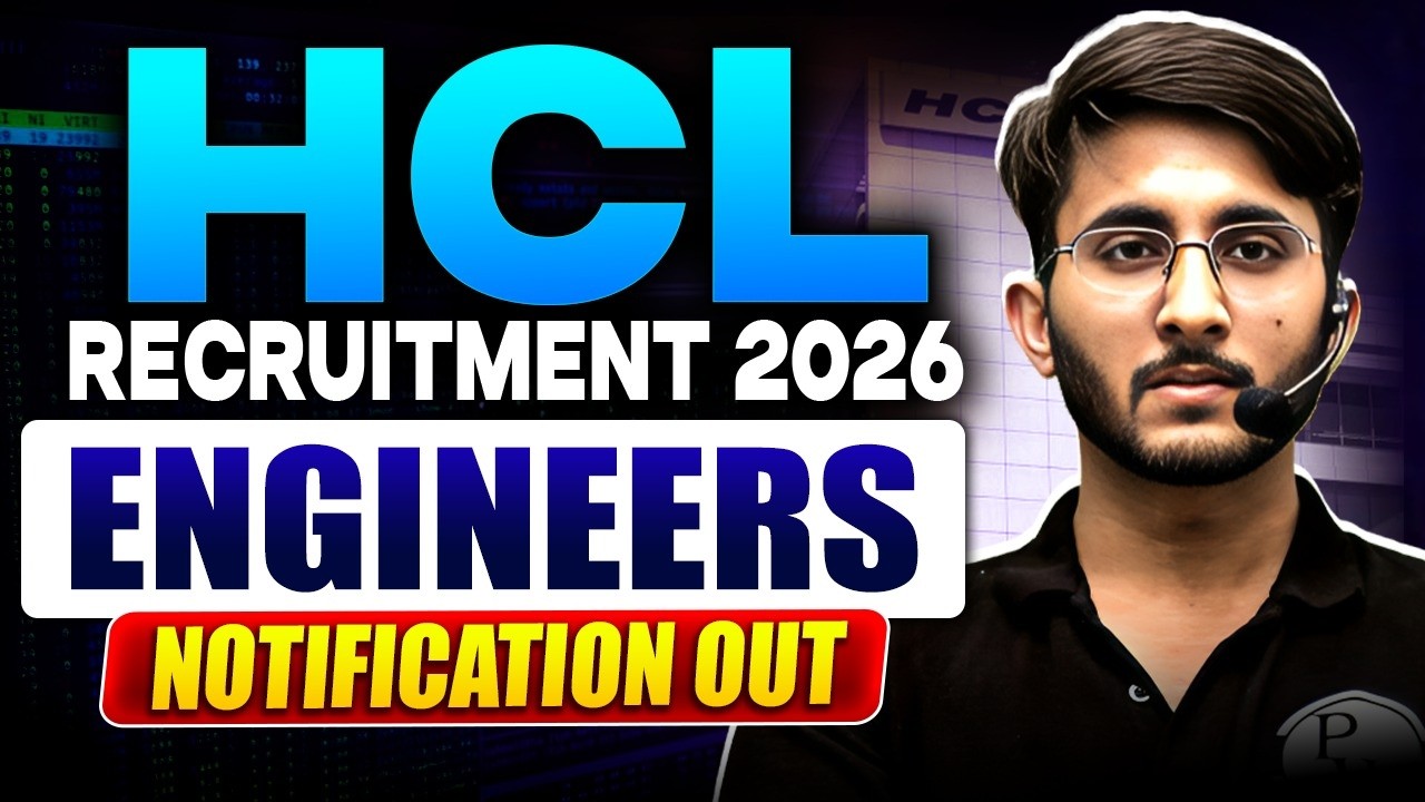 HCL Recruitment 2026 Notification Out | Eligibility, Salary & Application Process | Complete Details