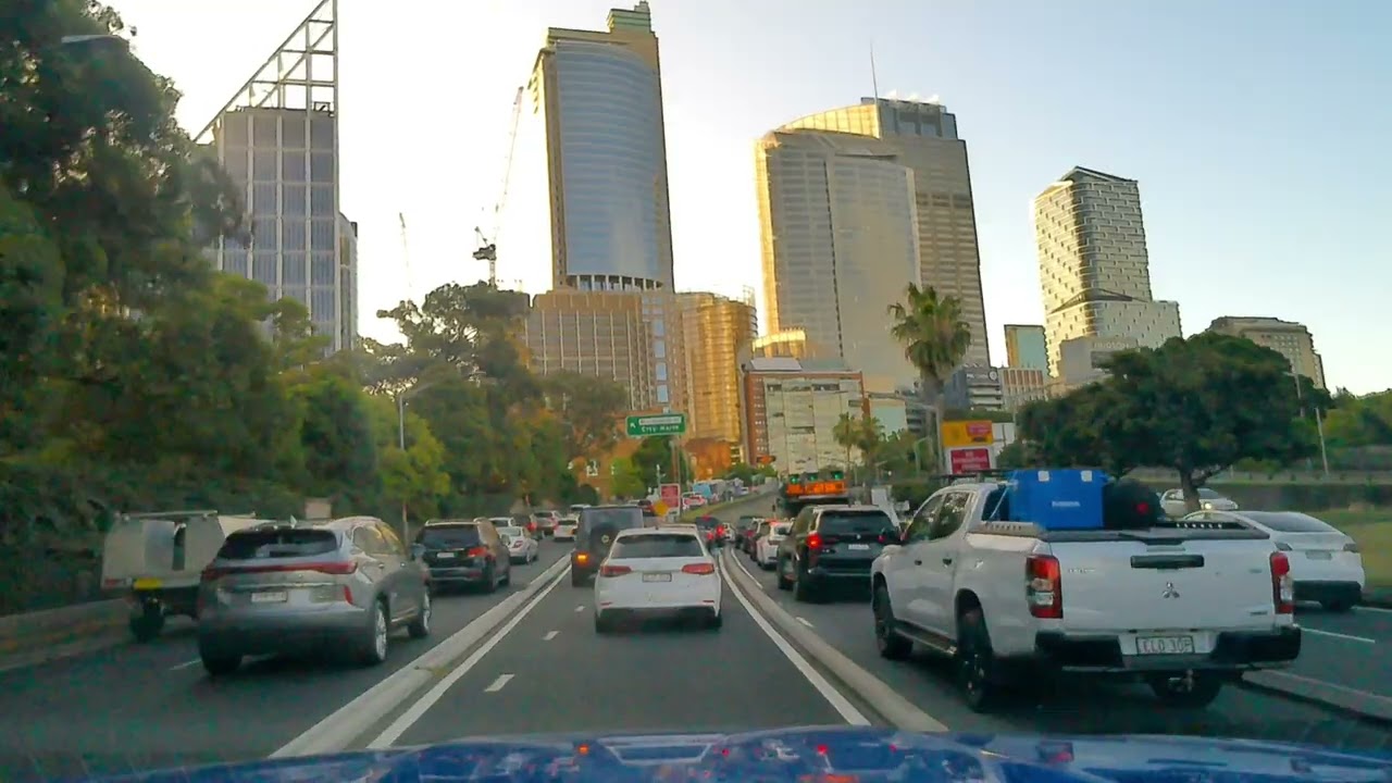 Sydney 6PM Drive Home Double Bay to Ryde via Harbour Tunnel  Evening Commute POV 4.12.25