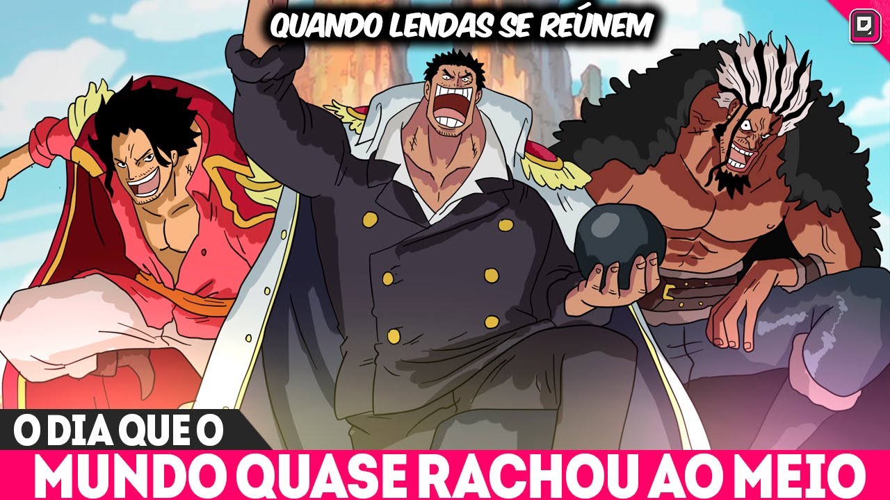 AS LENDAS SE REÚNEM! A GERAÇÃO QUE FEZ O MUNDO TREMER! O INCIDENTE DE GOD VALLEY - ONE PIECE 1160