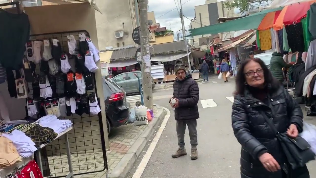 Tymis Restaurant and Street Markets in Tirana Albanian