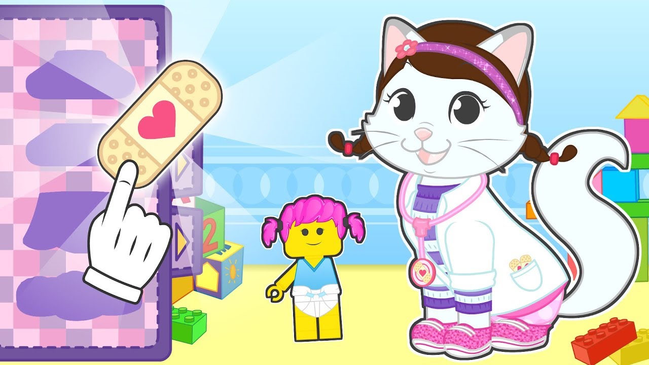 BABY PETS Kira Dresses up and Plays Doctor 👩&zwj;⚕️ Gameplay for Kids