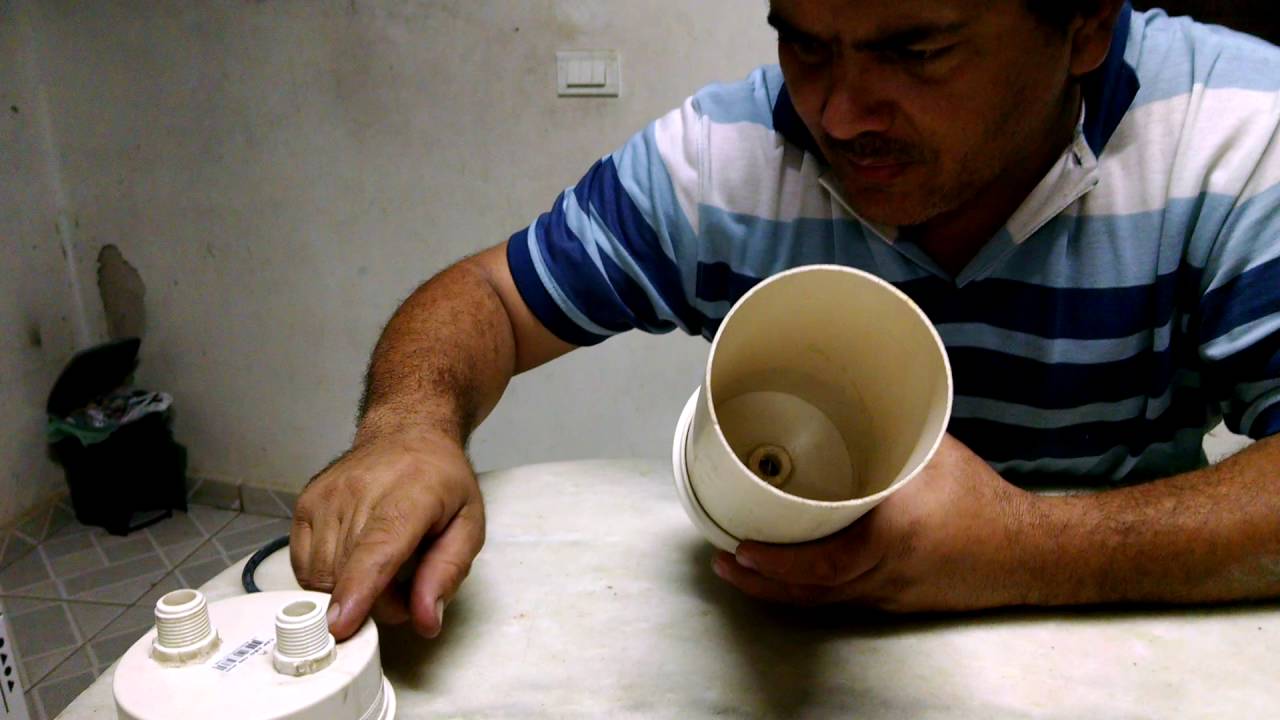 FILTRO SEPARADOR DE AR E ÓLEO , FAÇA VOCÊ MESMO.