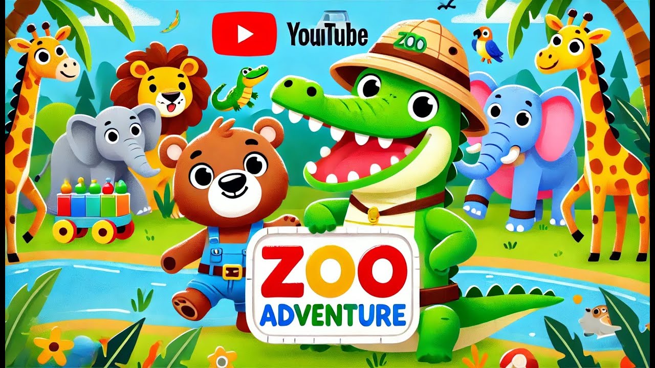 Zoo Adventure Song | Learn ABCs with Cute Animals for Kids | Animal Exploration