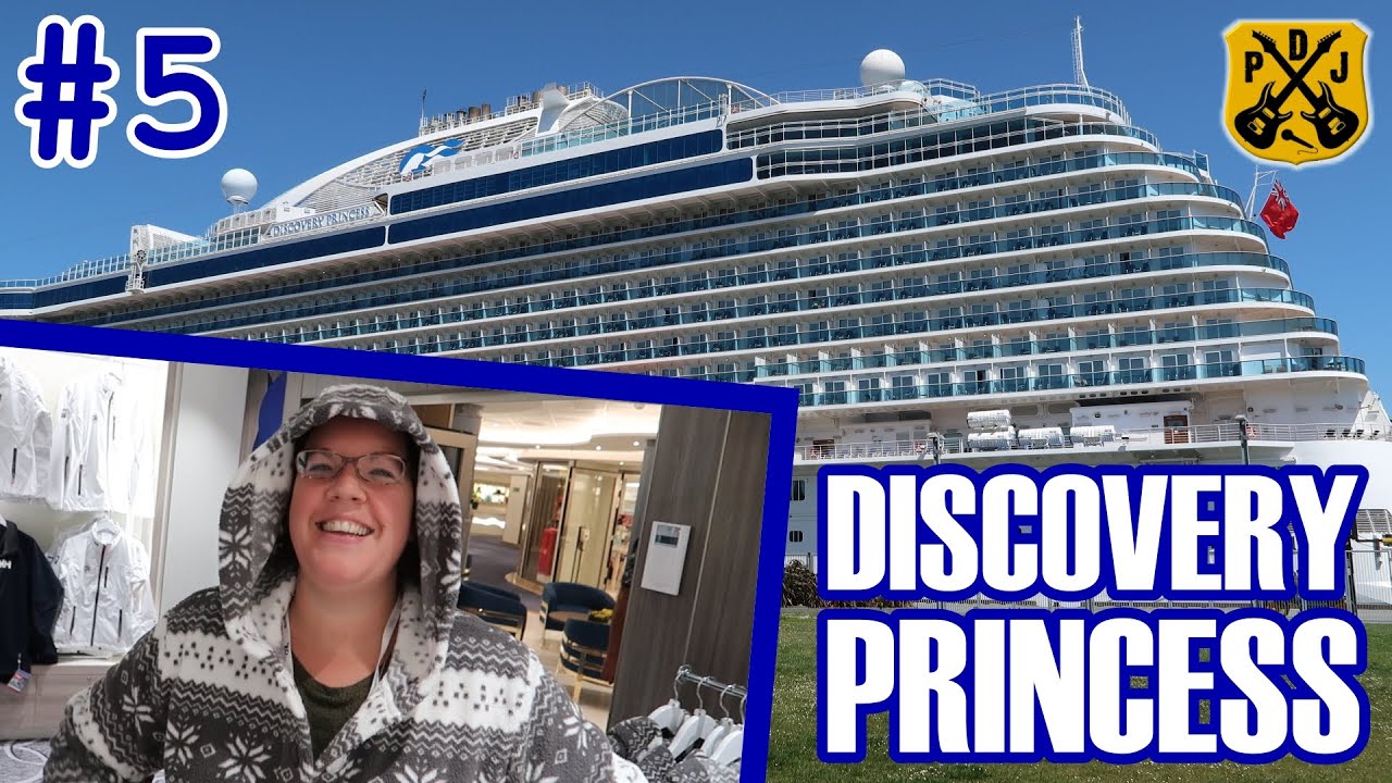 Discovery Princess Pt.5 - Bouncy Balls, Ship Shopping, Trivia & Games, Rough Sea Delays, Outsiding