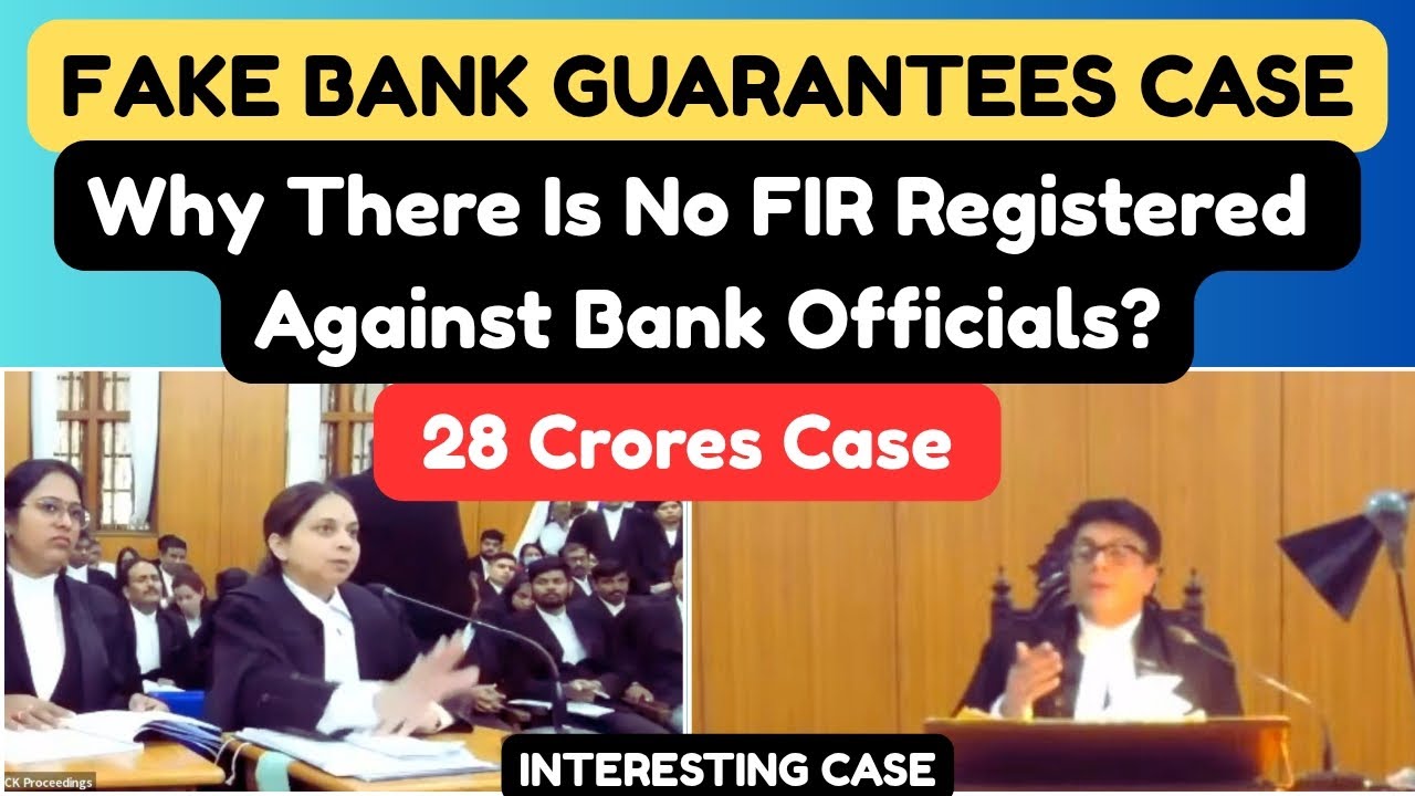 Why there is no FIR registered against Bank Officials? | 28 Crores Case | Banking law | legalcourts