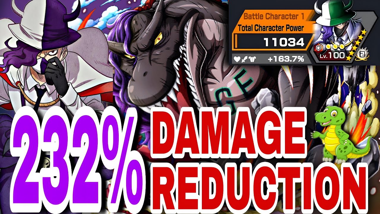 THE DAMAGE REDUCTION KING 👑 NEVER GETS OLD! 😤 ONE PIECE BOUNTY RUSH OPBR | 100LVL PAGE ONE GAMEPLAY