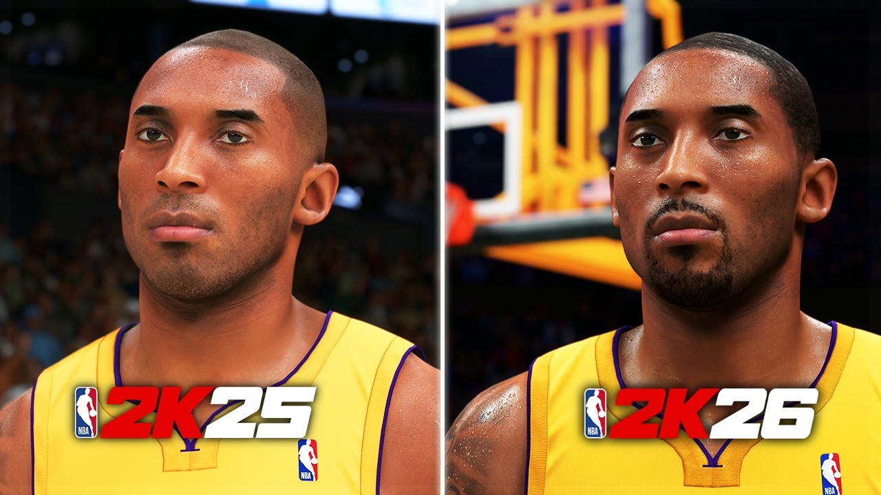 NBA 2K26 vs NBA 2K25 | Legends Face Comparison