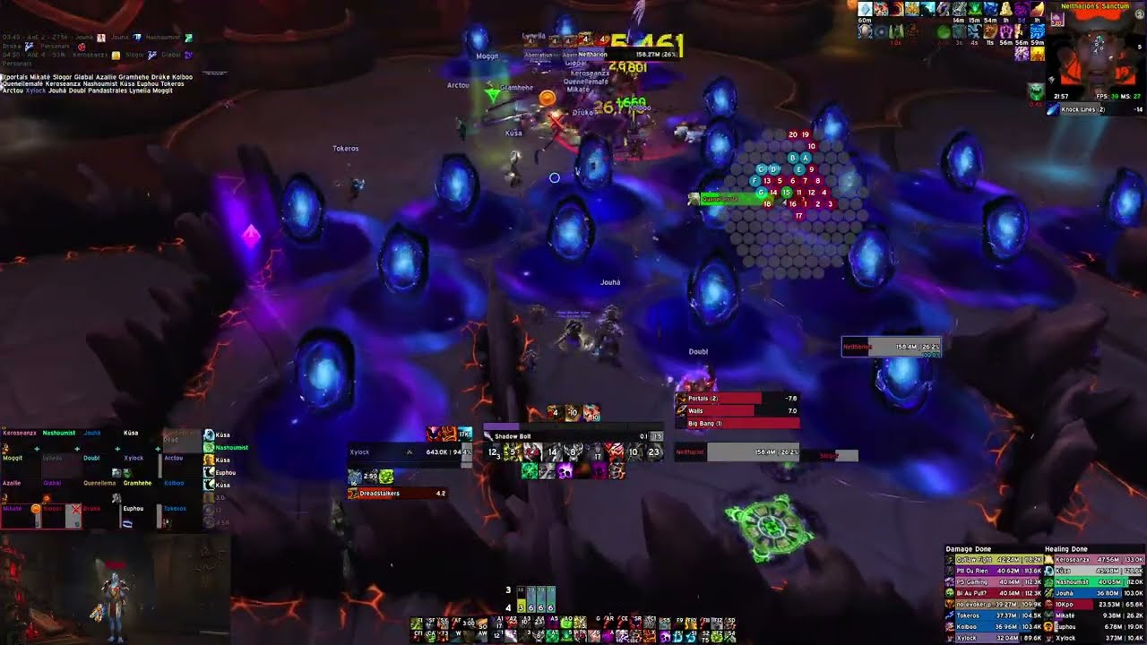 The Amazing Zoo vs Echo of Neltharion Mythic - Warlock PoV