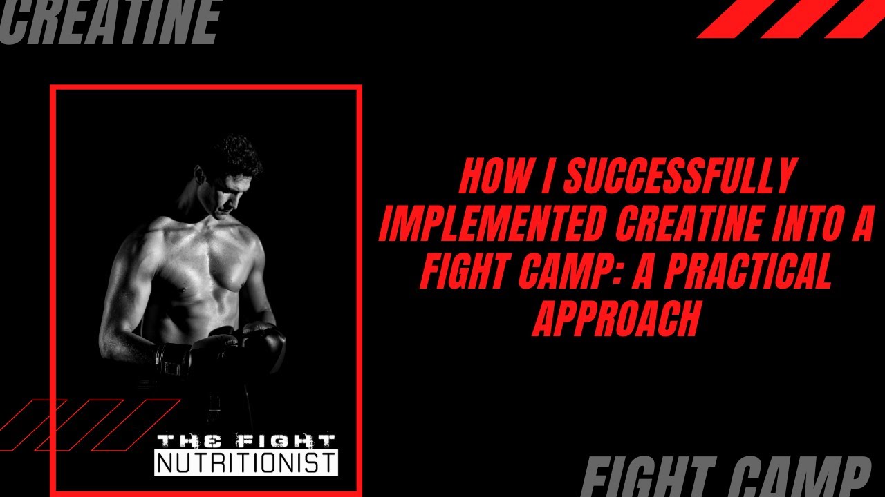 Creatine & Cutting Water Weight: Do's & Don'ts During Fight Camp
