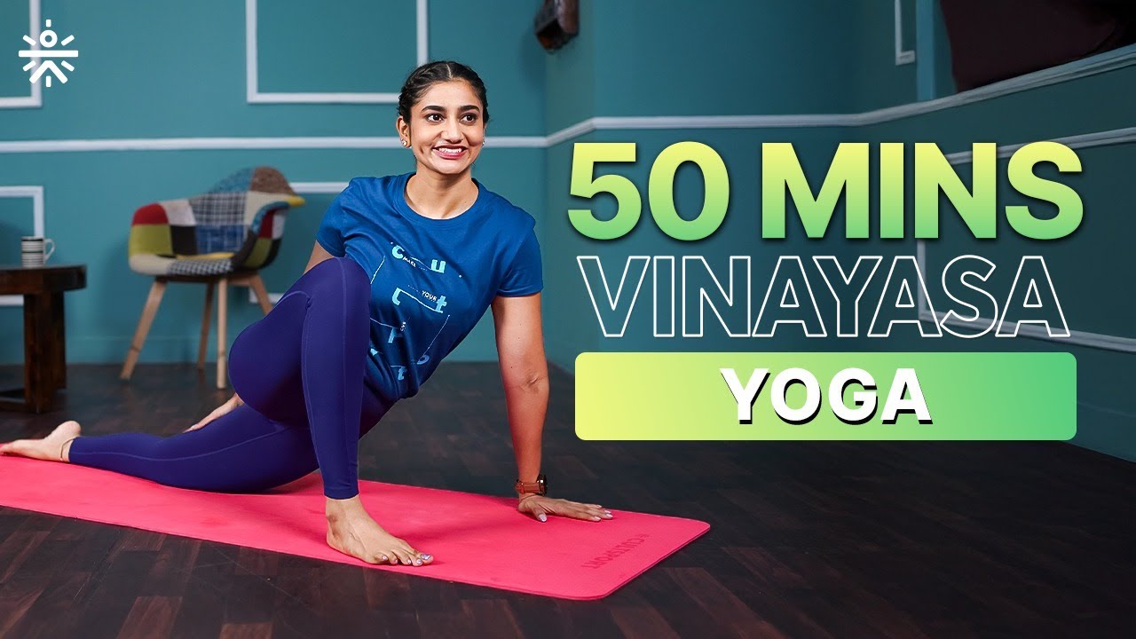 50 Mins Intermediate Vinyasa Yoga for Flexibility & Strength | Full Body Warm-Up | @cult.official​