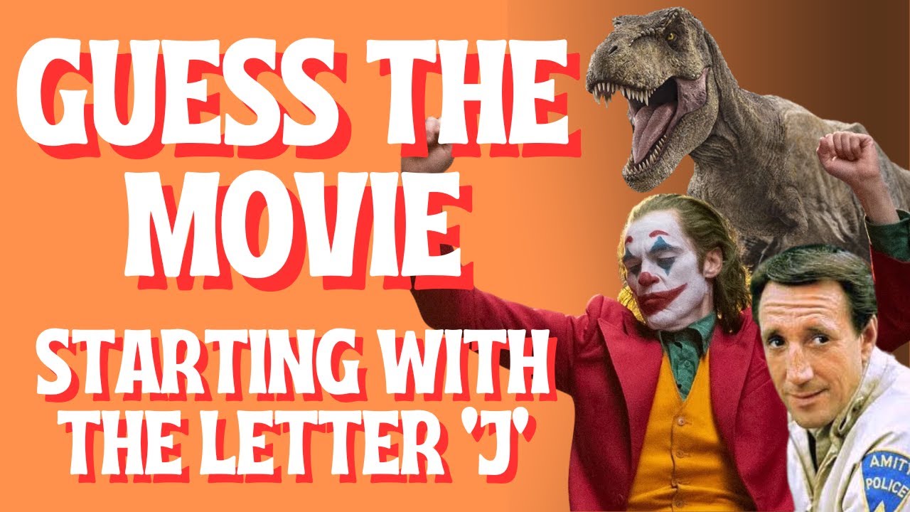 Guess the Movie Starting with the Letter 'J' Picture Quiz | Test Your Film Knowledge (50 Questions)