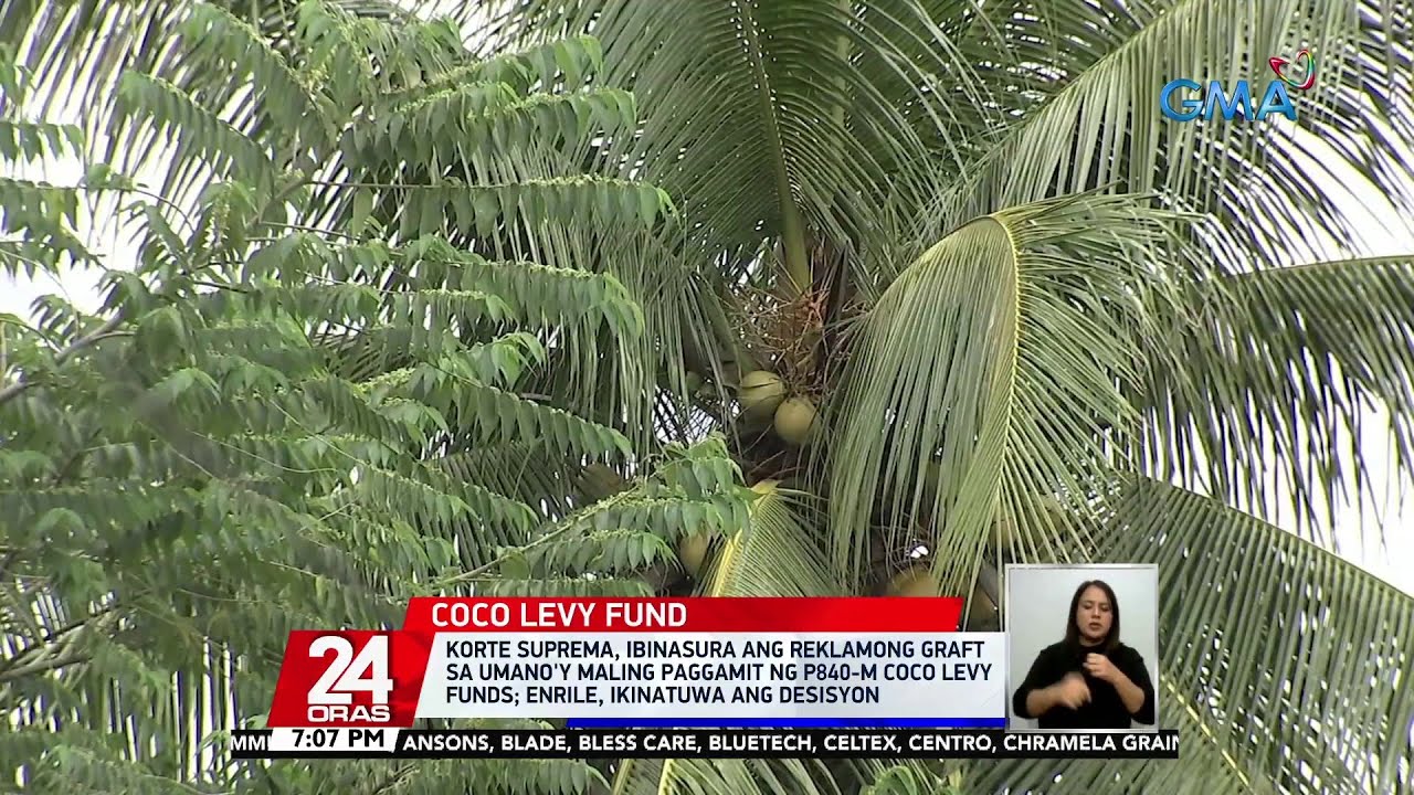 Korte Suprema, ibinasura ang reklamong graft sa umano'y maling paggamit ng P840-M coco... | 24 Oras