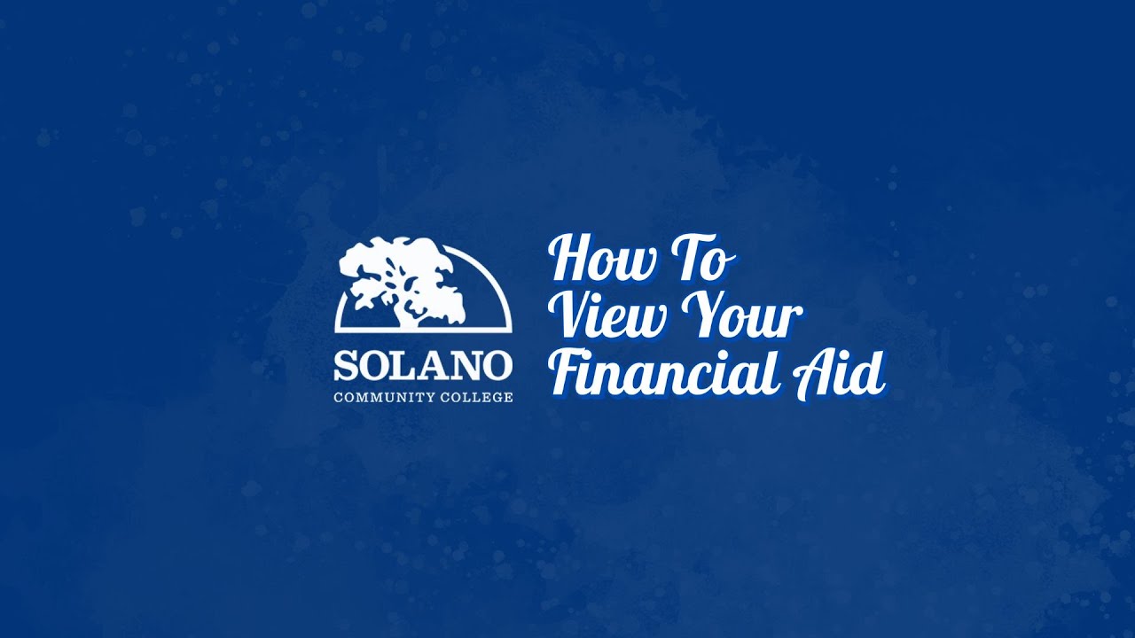 How To View Your Financial Aid