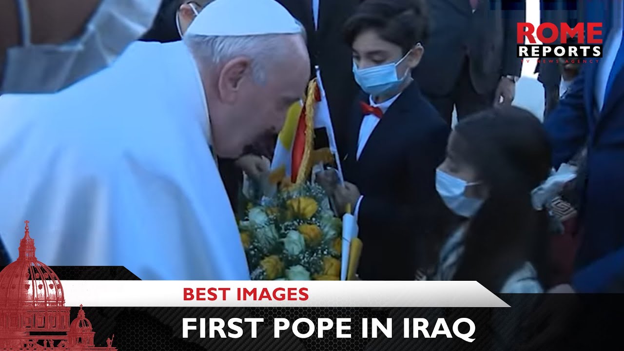 Best images of first pope in Iraq