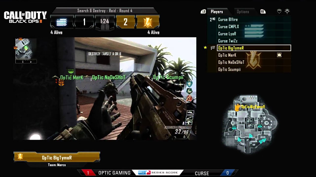 OpTic Gaming vs Curse - Game 2 - CLR6 - MLG Anaheim 2013