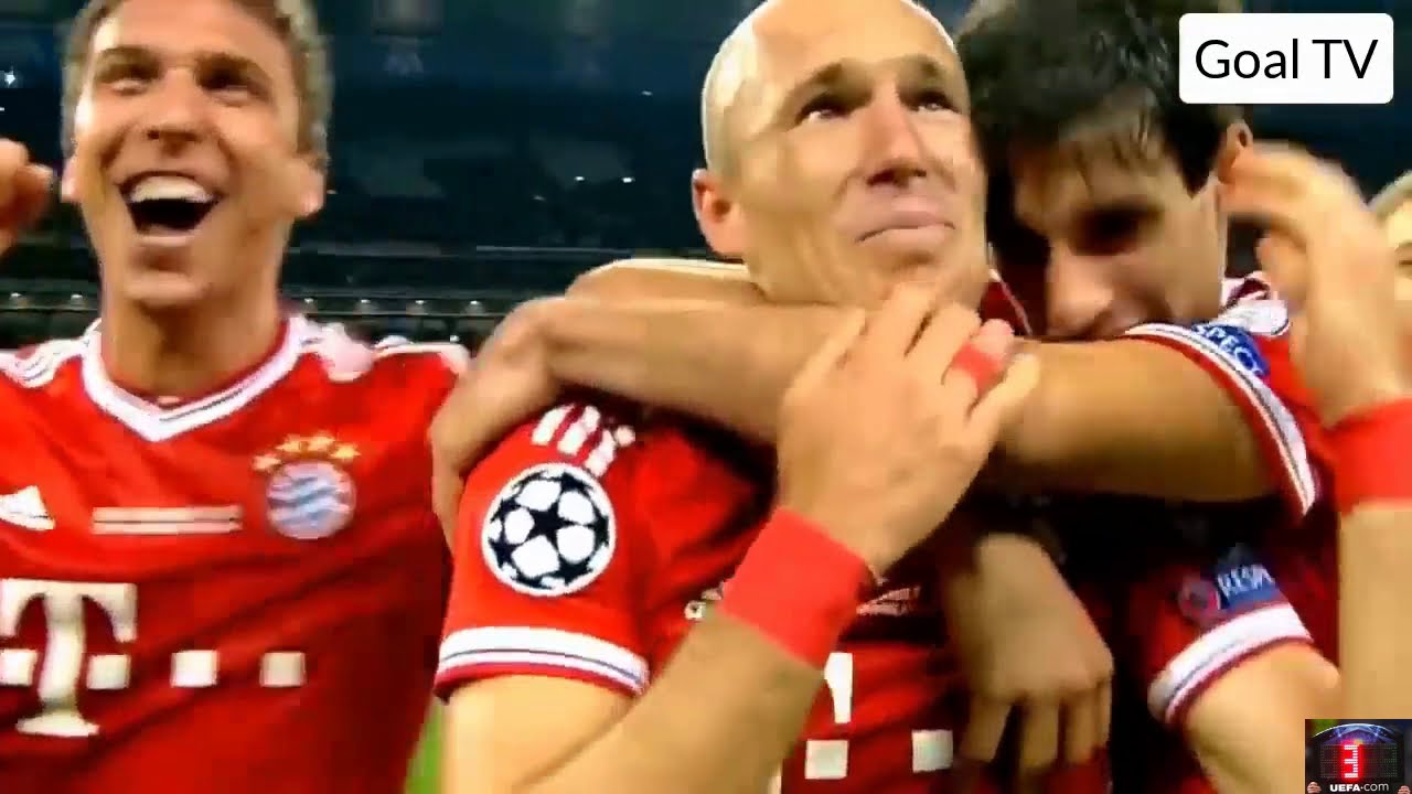 LATE GOAL of Arjen Robben (Bayern M&uuml;nchen) v Borussia Dortmund at 89 ／ 2012-13 UCL final