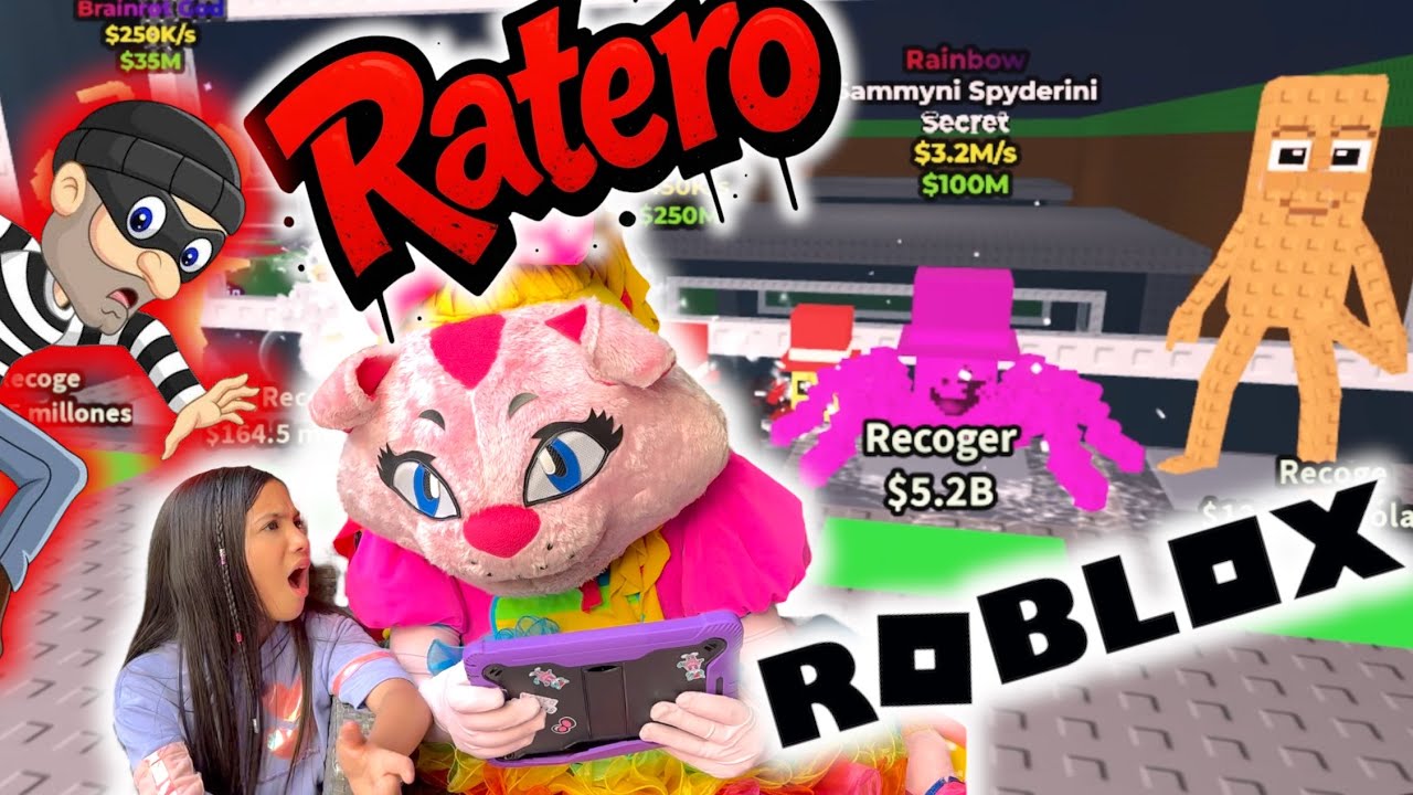 Ratero en Roblox Kimy no hace caso - El Club de Kids Play