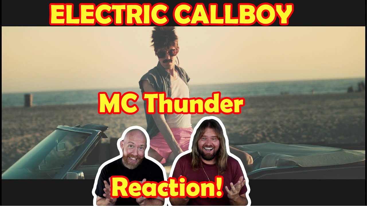 Musicians react to hearing ELECTRIC CALLBOY - MC Thunder (OFFICIAL VIDEO)