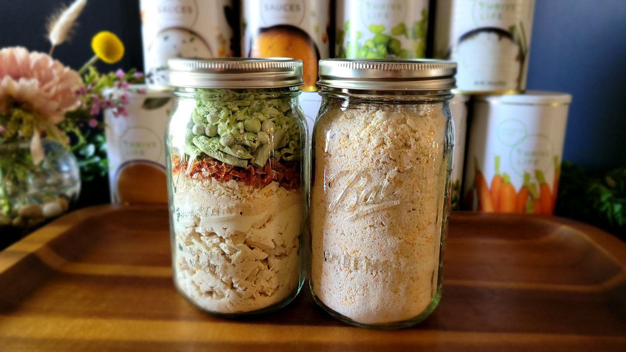 Chicken Cobbler | Biscuit Pot Pie | Meal in a Jar | Just Add Water | Freeze Dried Food | Pantry Meal
