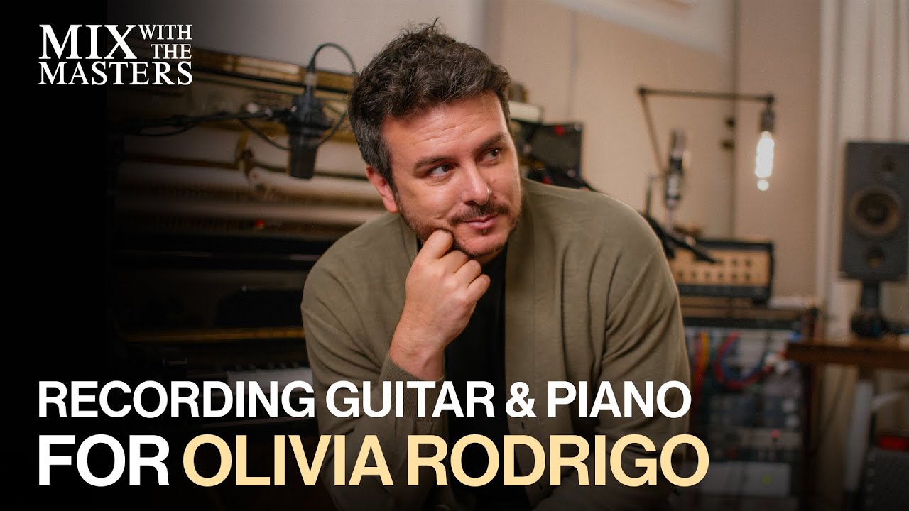 Dan Nigro recording guitar and piano for Olivia Rodrigo | Sneak Peek