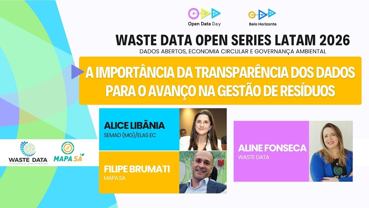 Palestra: A importância da transparência dos dados para o avanço na gestão de resíduos