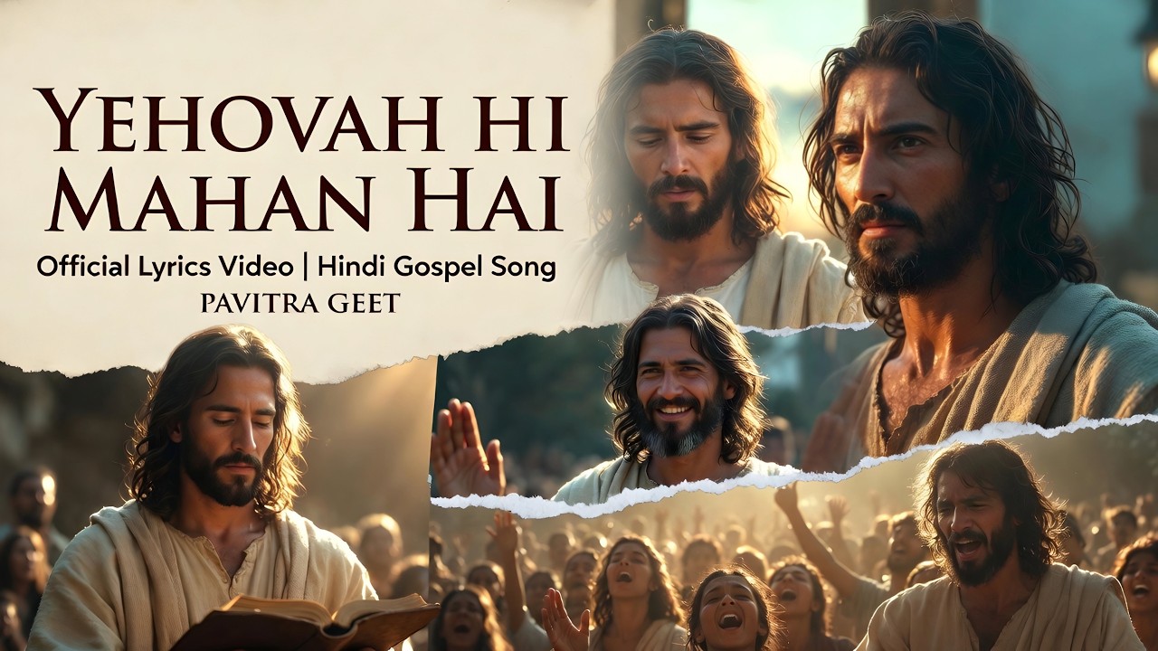 Yehovah Hi Mahan Hai (Official Lyrics Video) | Hindi Gospel Song 👑🙏