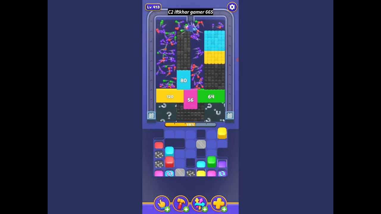 Bounce blast level 413 | all parts gameplay walkthrough solution