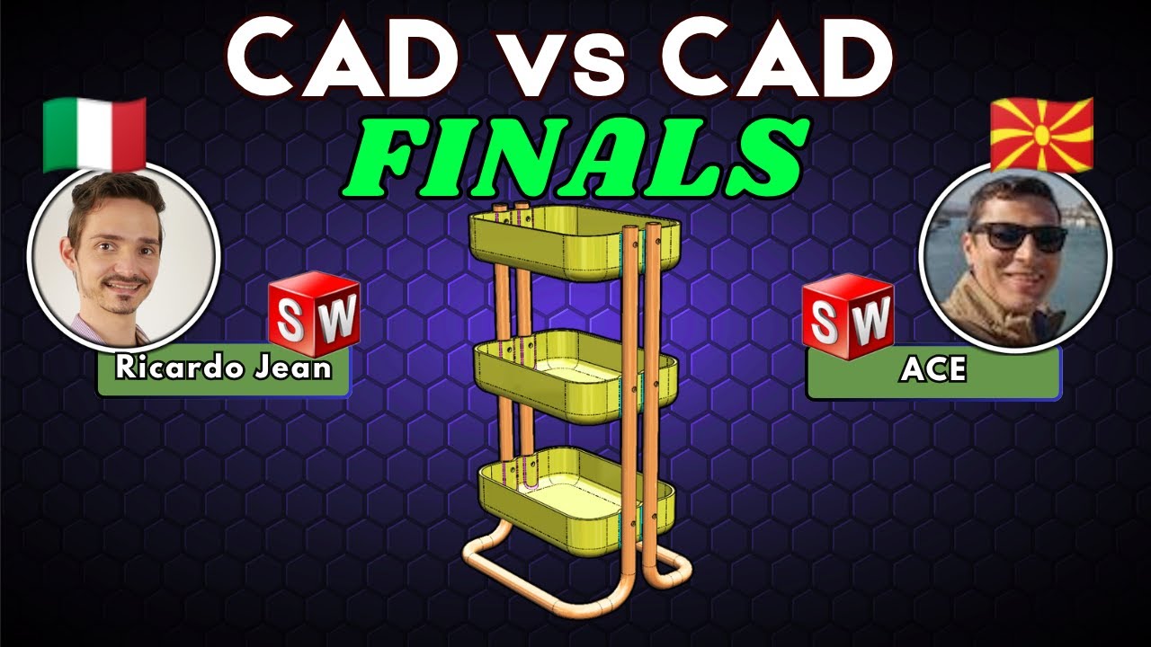 CAD Speedmodeling Tournament! - FINALS Battle 2 - SOLIDWORKS vs SOLIDWORKS